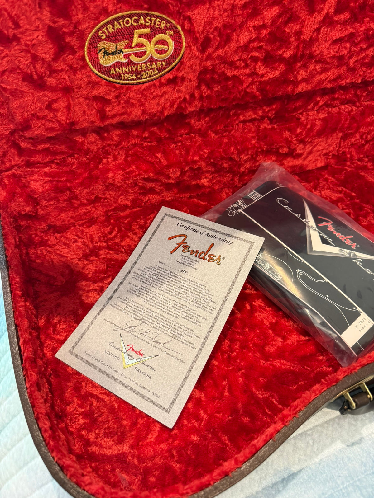2004 Fender Custom Shop ’54 Stratocaster — Greg Fessler Masterbuilt — 50th Anniversary — COA & Two Cases